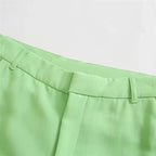 mint high waist loose trousers