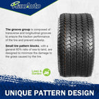MaxAuto 2 Pcs 20x10-8 Lawn Mower Cart Turf Tires P332 4PR Load Range B