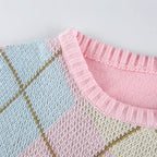 pink knitted sweater