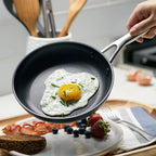 KitchenAid Hard Anodized Induction Nonstick Frying Pan Set/Skillets, 8.25 Inch and 10 Inch, Matte Black
