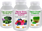 Andrew Lessman 3 Product Healthy Foods Bundle – 360 Count each of Cruciferous Extracts, Fruit Full Anti-Oxidant Extracts and Green Foods Complex. Provides Nutritional Benefits of 20+ Healthiest Foods.