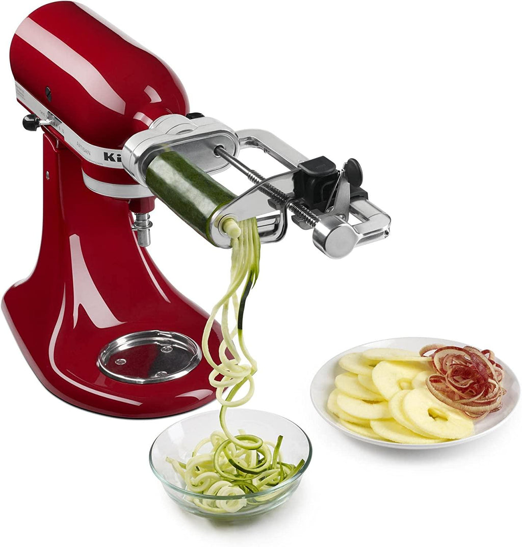 KitchenAid Spiralizer Plus Attachment with Peel, Core and Slice, Silver