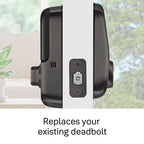 Assure Smart Lock Oil-Rubbed Bronze Touchscreen Alarmed Lock with Wi-Fi and Valdosta Lever