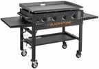Griddle CooStation Side Shelve 4Burner Outdoor Caster Wheel  Steel