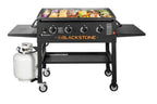Griddle CooStation Side Shelve 4Burner Outdoor Caster Wheel  Steel