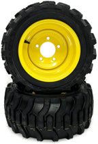 MowerPartsGroup (2) John Deere Wheel & Tire Assemblies 18x8.50-10 Replaces John Deere LVA20123, LVA16251, M139005