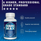 NMN Capsules with Maximum Strength- 500mg Capsule - High Absorption Nicotinamide Mononucleotide Supplement- Supports Brain Function & Anti Aging (600 Count(Pack of 10))