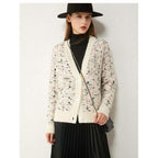 winter temperament casual cardigan
