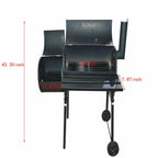 Outdoor Camping Garden BBQ Charcoal Barbecue Grill PicnicCooker Smoker Food