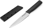 KitchenAid Classic Fine-Edge Utility Knife, 4.5-Inch, Black