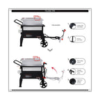 CFB1001A 90 qt. Crawfish Seafood Boiler, Single Sack Outdoor Sto...