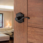 PrestiMadrina Venetian Bronze Universal Hall/Closet Door Lever