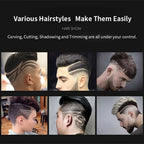 USB Rechargeable Hair Clipper, Barber Professional Electric Hair Trimmer Beard Shaver, Men Hair Cutting Machine (the Best Gift For Father, Lover)