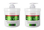 Advanced Clinicals Aloe Vera, Vitamin C &amp; Hyaluronic Acid Face &amp; Body Cream, Moisturizing Skincare for Dry, Age Spots &amp; Sun Damaged Skin, 16 oz (Pack of 2)