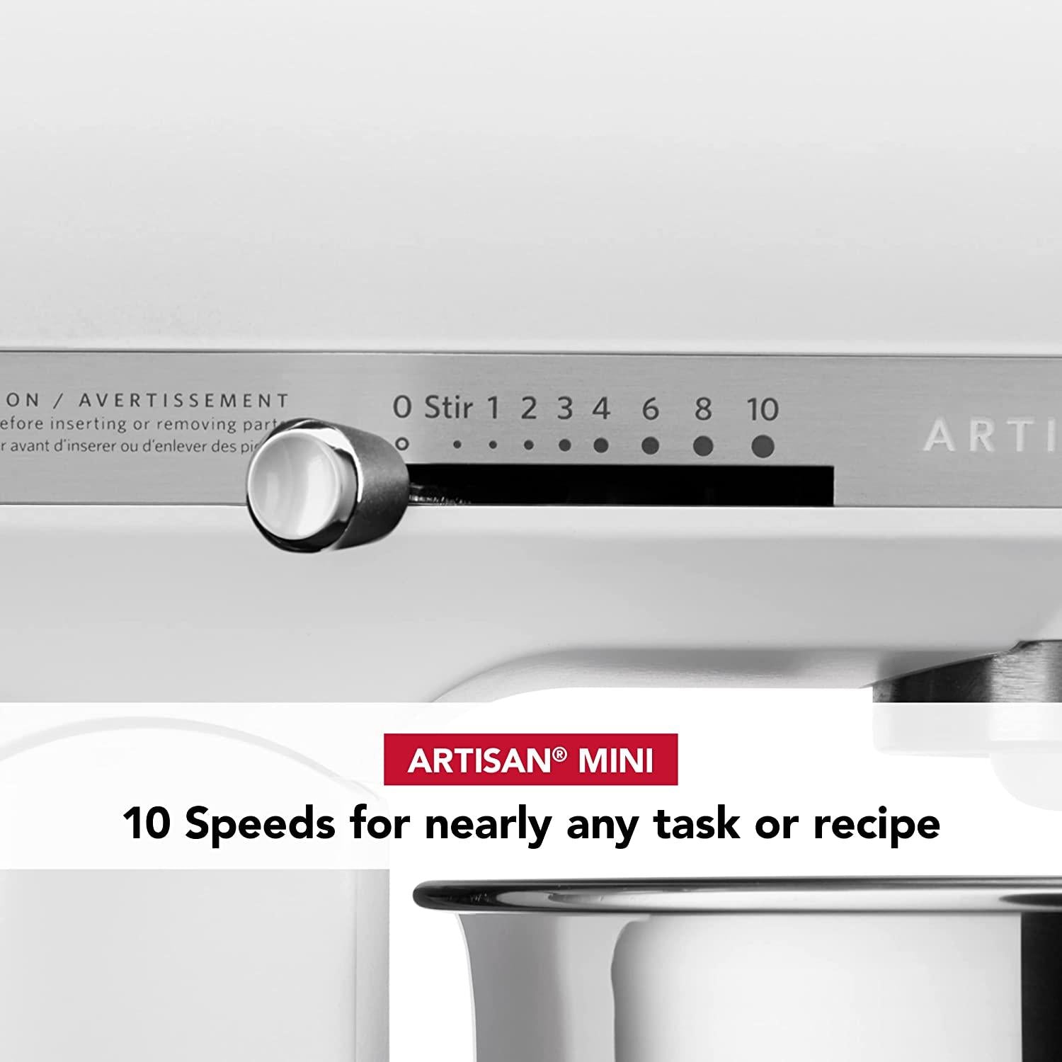 Kitchenaid Artisan Mini Plus 3.5-Qt. Tilt-Head Stand Mixer with Flex Edge Beater