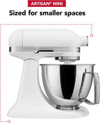 Kitchenaid Artisan Mini Plus 3.5-Qt. Tilt-Head Stand Mixer with Flex Edge Beater