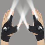 LED Flashlight Gloves-CR2016 Battery Powered (Battery Not Included), Gifts For Dad Boyfriend, Gadget Hands-Lights For Camping Fishing Repairing