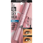 Maybelline New York Lash Sensational Sky High Waterproof Mascara Makeup, Volumizing, Lengthening, Defining, Curling, Multiplying, Buildable Formula, Very Black, 1 Count