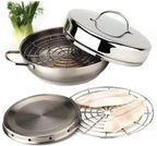 Demeyere Resto 4-pc Stainless Steel Stovetop Smoker Set