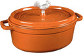 Staub Cast Iron 5.75-qt Coq au Vin Cocotte - Burnt Orange, Made in France