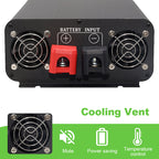 7000W 5000W 4000W Car Power Inverter Converter Pure Sine Wave Inverter Power DC 12V To AC 110V 50HZ Power Bank Converter With LCD Display