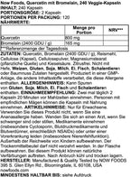 Now Foods Quercetin with Bromelian, 240 Vcaps (Pack of 4)