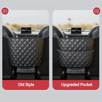 Wallet Handbag Car Supplies StoraBetween Car Seats Car Organizer Mesh Bag With Extra Back Pocket Car Seat Back Organizer Box Car Accessories