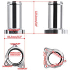 57MM EGR Valve Replacement Pipe For 1.9 8v TDI PD130/PD150 2.25"