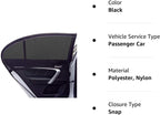 GOLDFLOWER Car Window Shade, 2 Pack Car Back Window Sun Shade, and Privacy Protect for Toddler Kids Baby Adult, Double Layer  (Medium 39"x19")