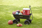 Gorilla Carts GOR4PS Poly Garden Dump Cart with Steel Frame and 10-in. Pneumatic Tires, 600-Pound Capacity, Black