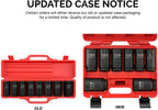 Ingersoll Rand 3/4-Inch, Quiet ImpactTool, Blue/ Silver,Standard Anvil &amp; Neiko 02461A 3/4" Drive Deep Impact Socket Set, 8 Piece | Standard SAE Sizes (1-Inch to 1-1/2-Inch) | Chrome Vanadium Steel