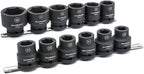 GEARWRENCH 3/4" Drive Standard Impact Metric Socket Set 12 Pc., 6 Point - 84958