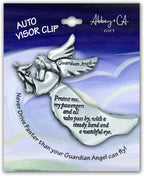Cathedral Art (Abbey &amp; CA Gift Guardian Angel Sun Visor Clip, Multicolored