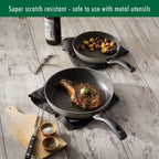 BALLARINI Parma 2-pc Nonstick Fry Pan Set, Made in Italy, Forged Aluminum