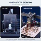 Official Creality Ender 3 S1 3D Printer with Direct Drive Extruder CR Touch Auto Leveling High Precision Double Z-axis Screw Silent Board Printing Size 8.6X8.6X10.6in, Upgrade Ender 3 V2 for Beginners