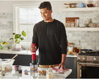 KitchenAid Cordless Variable Speed Hand Blender with Chopper and Whisk Attachment - KHBBV83
