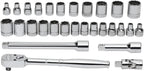 Williams WSMB-29F 29-Piece 3/8-Inch Drive Socket and Drive Tool Set