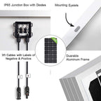 ECO-WORTHY Solar Well Pump Kit with Battery Backup, 12V Solar Water Pump + 100W Solar Panel Kit + 10Ah Battery for Well, Irrigation, Filling Water Tank-DELIVERY IN 2 PARCELS