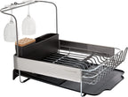 KitchenAid Full Size Expandable Dish-Drying Rack, 24-Inch, Black