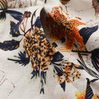 hooded vintage floral jacket