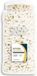 Bulk Buy Ketosis Kickstart - 2000 CT beta-hydroxybutyrate Salts for Ketogenic Diet in a Clear Square Grip Jar
