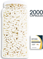 Bulk Buy Ketosis Kickstart - 2000 CT beta-hydroxybutyrate Salts for Ketogenic Diet in a Clear Square Grip Jar