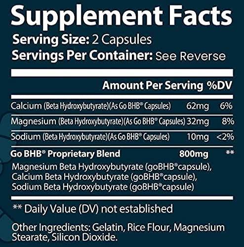 Bulk Buy Ketosis Kickstart - 2000 CT beta-hydroxybutyrate Salts for Ketogenic Diet in a Clear Square Grip Jar