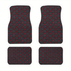 4pcs Car Floor Mats Universal Waterproof Front Rear Full Set Auto Rugs Leather Car Carpet Accessories Interior