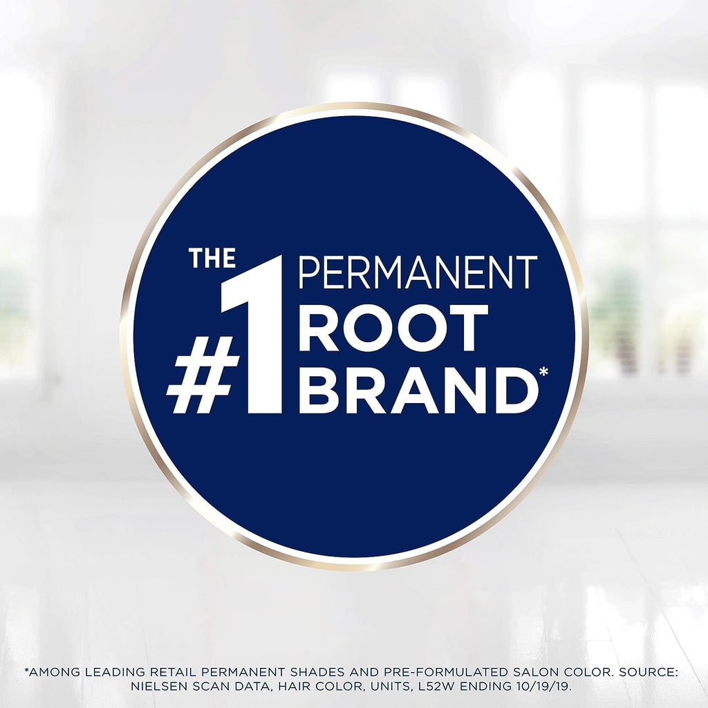 Clairol Root Touch-Up by Nice'n Easy Permanent Hair Dye, 4 Dark Brown Hair Color, 2 Count