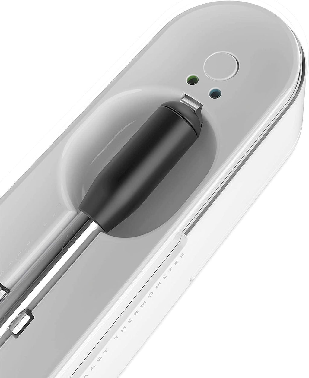 Yummly YTE000W5KW Premium Wireless Smart Meat Thermometer with Long Range Bluetooth Connectivity and Assisted Cooking, 1, White