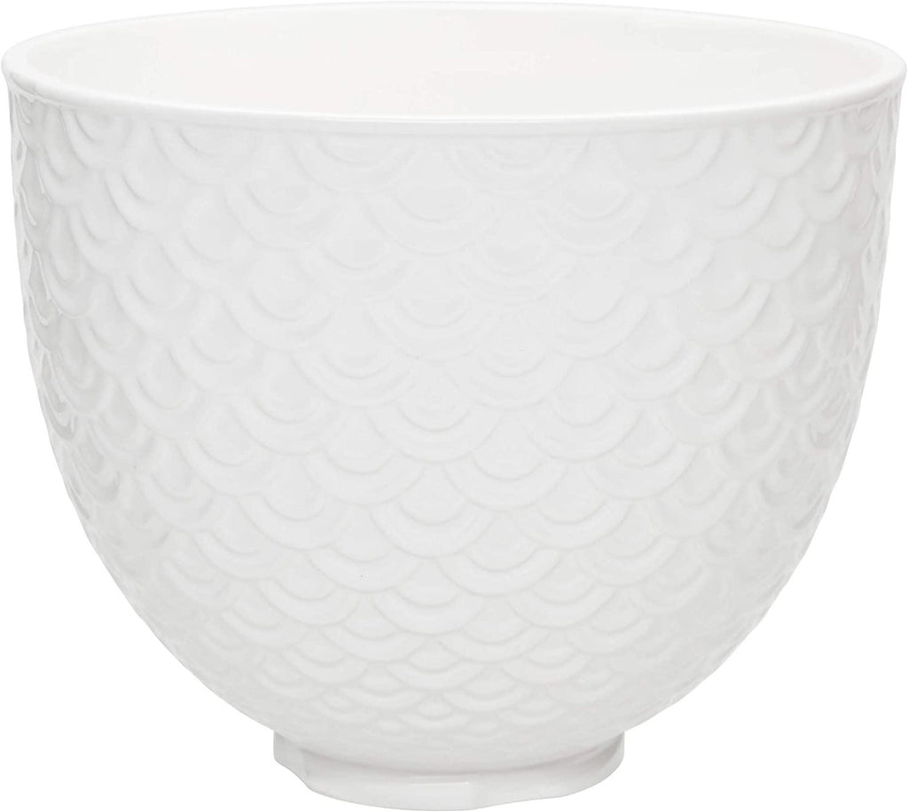 KitchenAid Ceramic Bowl 5-Quart Mixer- Mermaid Lace White