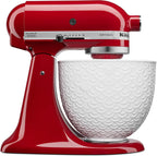 KitchenAid Ceramic Bowl 5-Quart Mixer- Mermaid Lace White