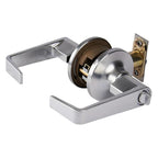 Commercial 2-3/4 in. Satin Chrome Standard Duty Keyed Entry Door Lever