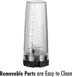 ZWILLING Enfinigy Personal Blender, Piranha Teeth Cross Blade for Ultimate Blending, Smoothies, Shakes and More, 20 fl oz Breakproof Travel Cup with Lid, BPA Free, Black